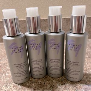 NEW- 4 bottles Monat Studio One- Thermal Protect Styling Shield